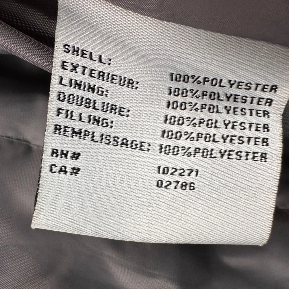 Columbia Double Breasted Peacoat‎ Jacket Mens Medium L Gray Fleece Heavyweight